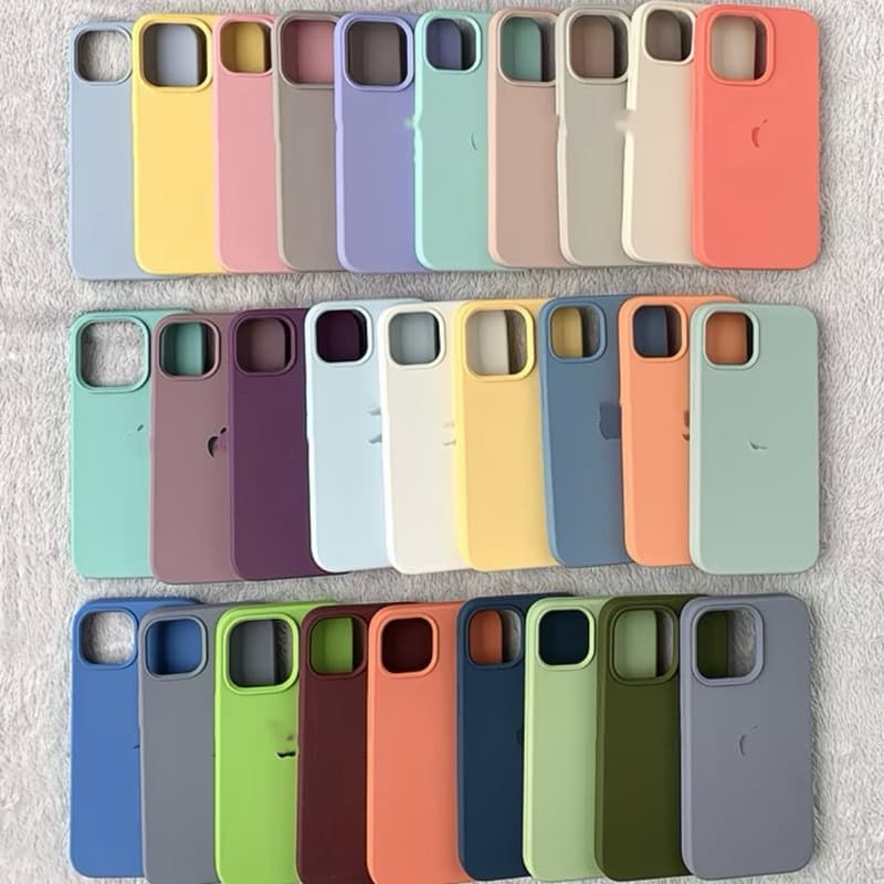 Capinha Case Silicone Aveludada Para iPhone 15/15Pro/15 ProMax Premium