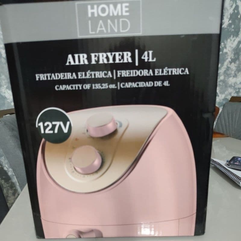 Fritadeira Air Fryer Home Land 4L com Painel Digital e Capacidade Generosa