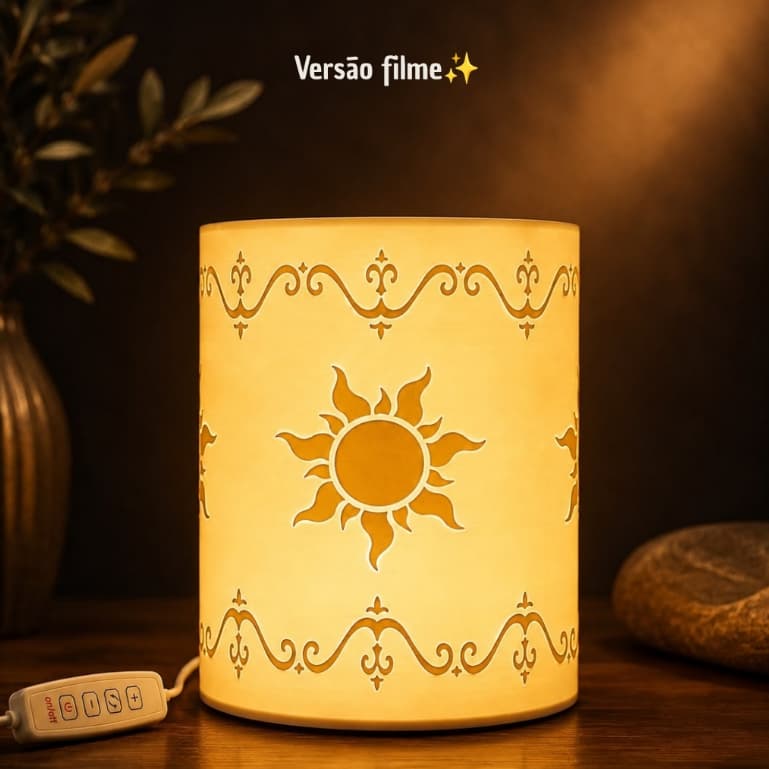Luminaria rapunzel Led USB Abajur Decorativo | Inspirada no Filme Enrolados | Led USB