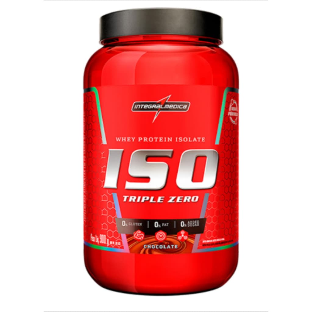 Whey Protein Isolado Triple Zero 900g Chocolate Integralmedica