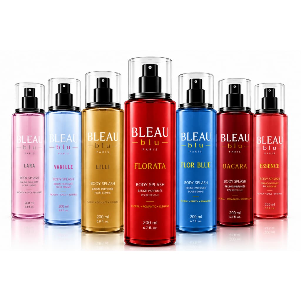 Body Splash Feminino 200ml Inspirado em Perfumes Importados Lilli, Egeo, Florat Red 200ml