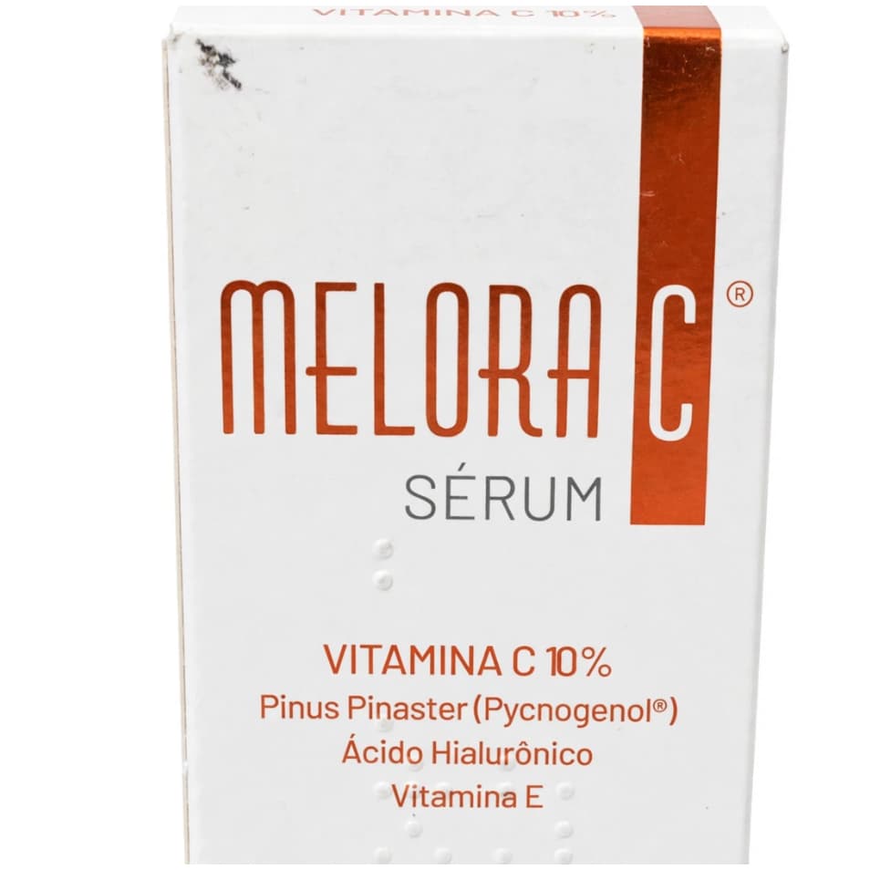Melora C Serum Vitamina C 10% Acido Hialuronico Vit E 30g FQM Melora