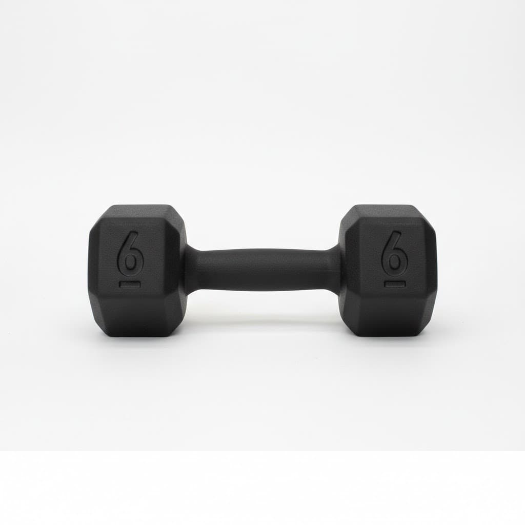 Halter 6Kg S Musculação Academia Treino Peso Anilha Halter Fitness Exercícios Ferduor Físicos Esporte Fisioterapia