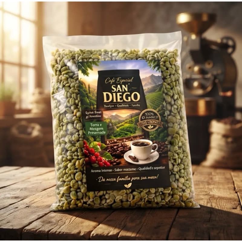 Café Gourmet San Diego em Grão Cru 1kg