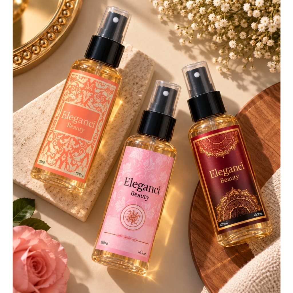 Kit 3 Body Splash Feminino Árabe Inspirado Perfume Importado Fragrância Alta Perfumaria