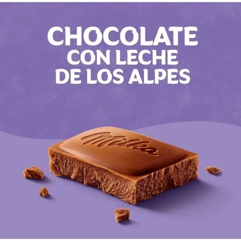 Chocolate Milka Importado Ao Leite dos Alpes 90g