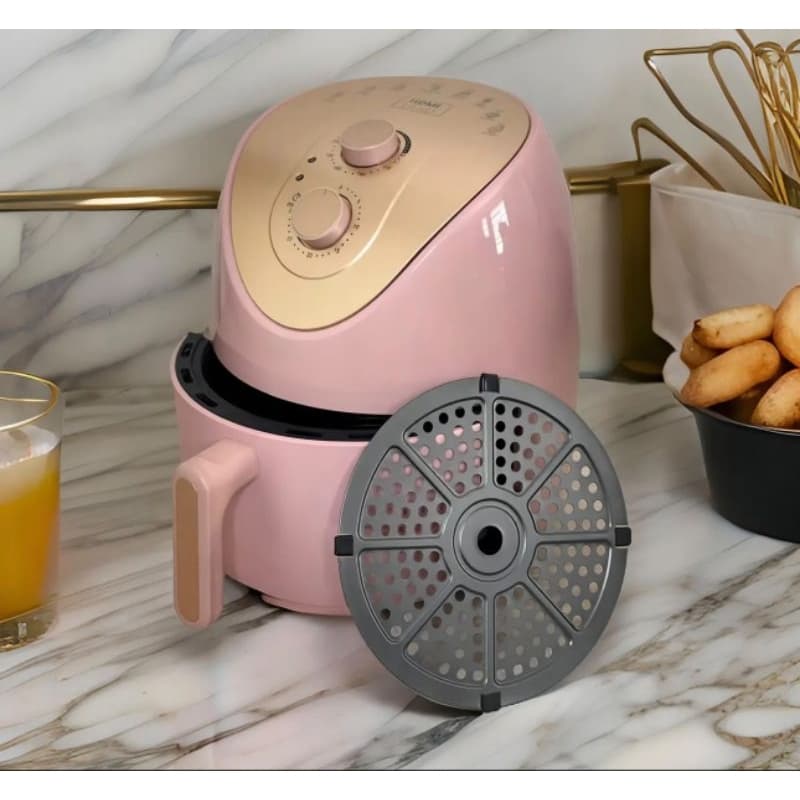 Fritadeira Elétrica Sem Óleo/air Fryer 4l - Homeland Cor Rosa-claro
