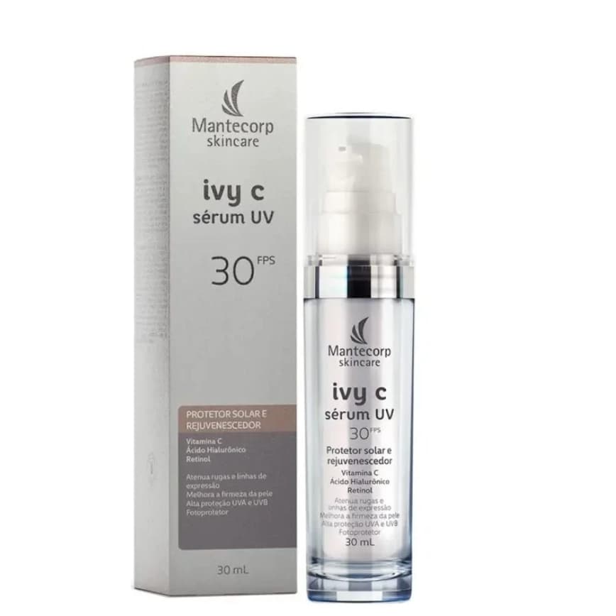 Sérum Anti-Idade Mantecorp Skincare Ivy C UV FPS 30 30ml Original