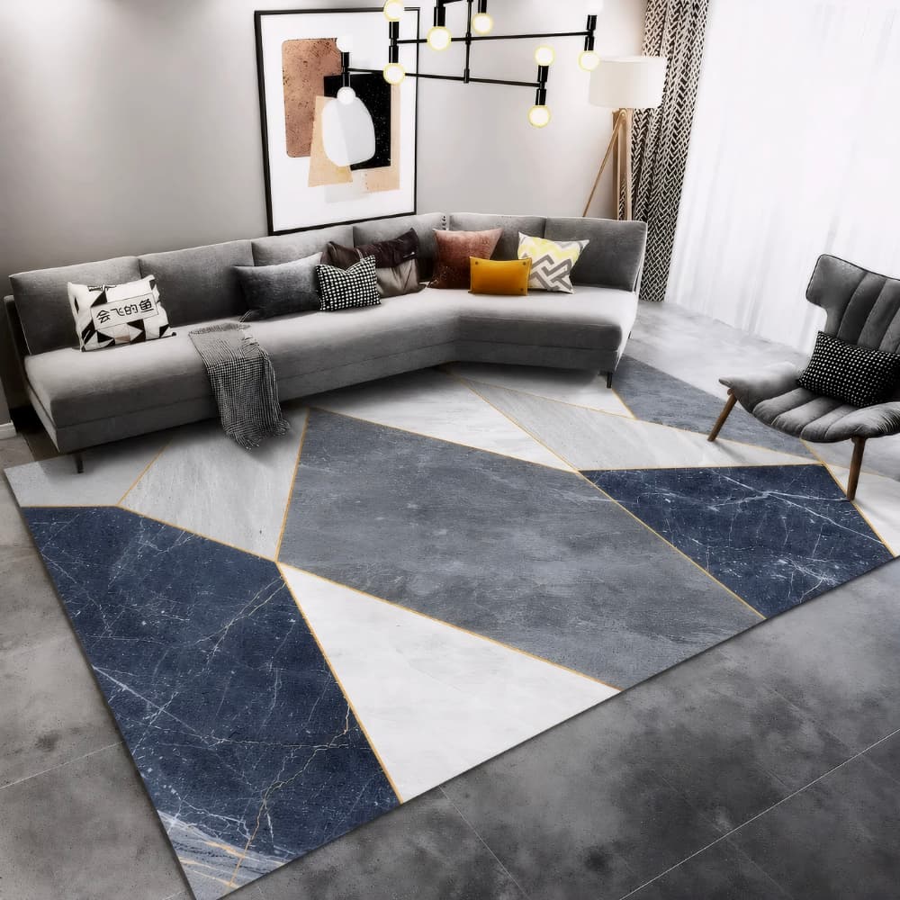 Tapete Belga Sala Grande Estampado Antiderrapante Macio Quarto Escritório Vários Tamanhos Luxo