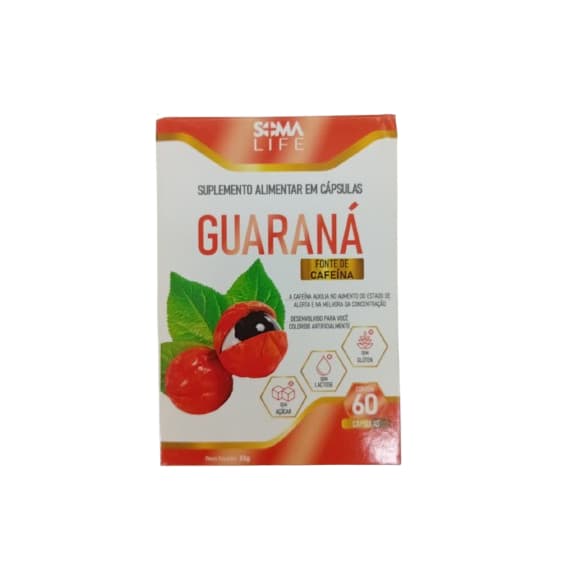 Guaraná 60 cápsulas — Energia Natural, Foco e Estímulo Metabólico