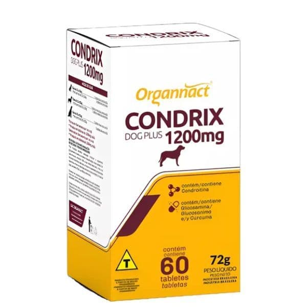 Condrix Dog Tabs 1200Mg 60 Tabletes Orga Condro Glicosamina
