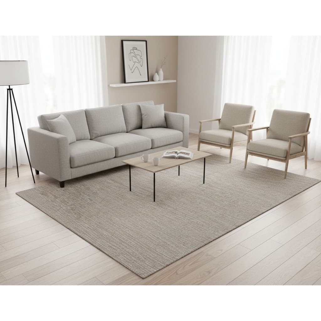 Tapete Jacquard Legítimo 2.00 x 2.00m Para Sala E Quarto Decoração Emborrachado Antiderrapante