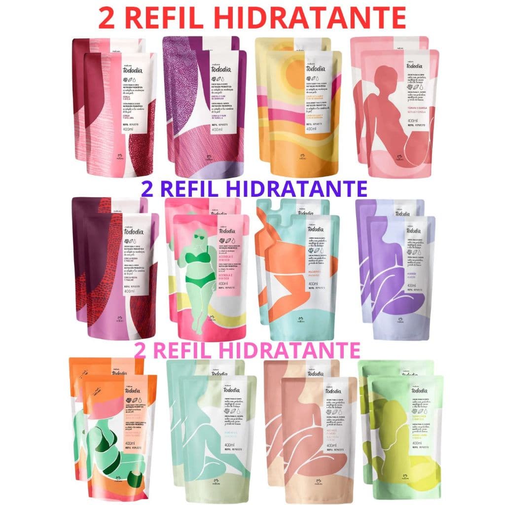 2 Refil Do Hidratante Tododia  (GARANTIA DE ORIGINALIDADE)