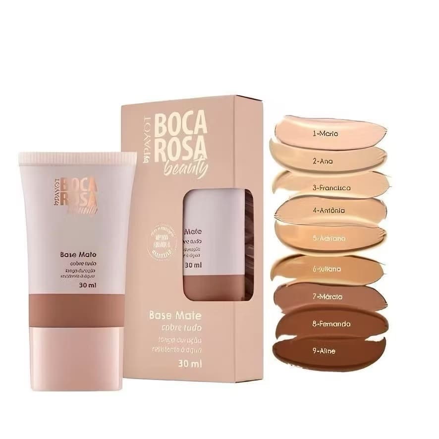 Boca Rosa Base Líquida Matte Perfect By Payot (Alta Cobertura)