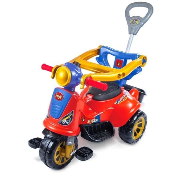 Triciclo Carrinho Passeio Infantil Empurrador Criança BebêTriciclo Carrinho Passeio Infantil Empurrador Criança bebe