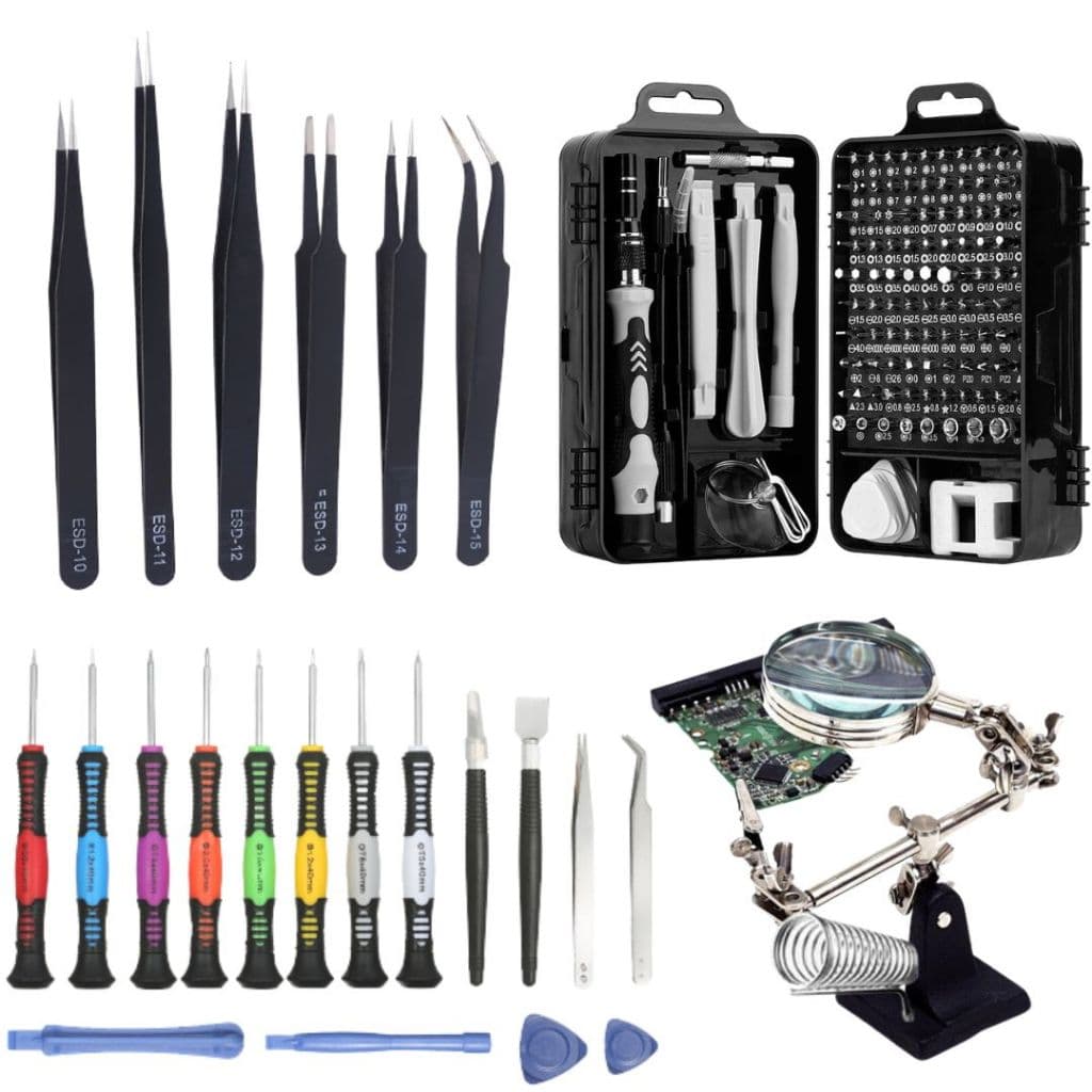 Kit Ferramentas Chaves Manutenção Eletrônica Completo Celulares Notebook Tablete Reparos