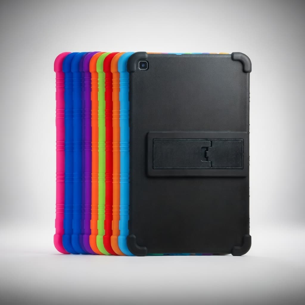 Capa Ant impacto Colorida para Tablet Samsung Apple A7 LITE T220 T500 TAB A T290  IPad 5 6 10 11 pro