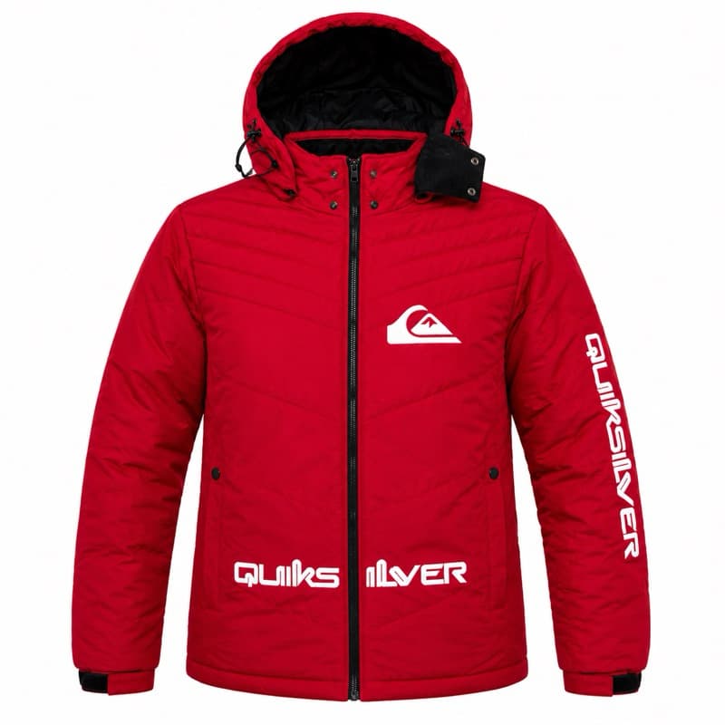 Jaqueta Bobojaco Quiksilver Masculina Inverno Capuz Peluciada