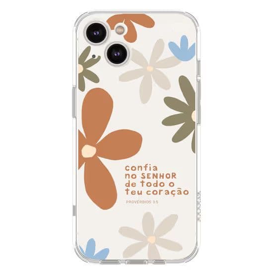 Capinha de Celular Confia no Senhor Diversos celulares-Anti Impacto