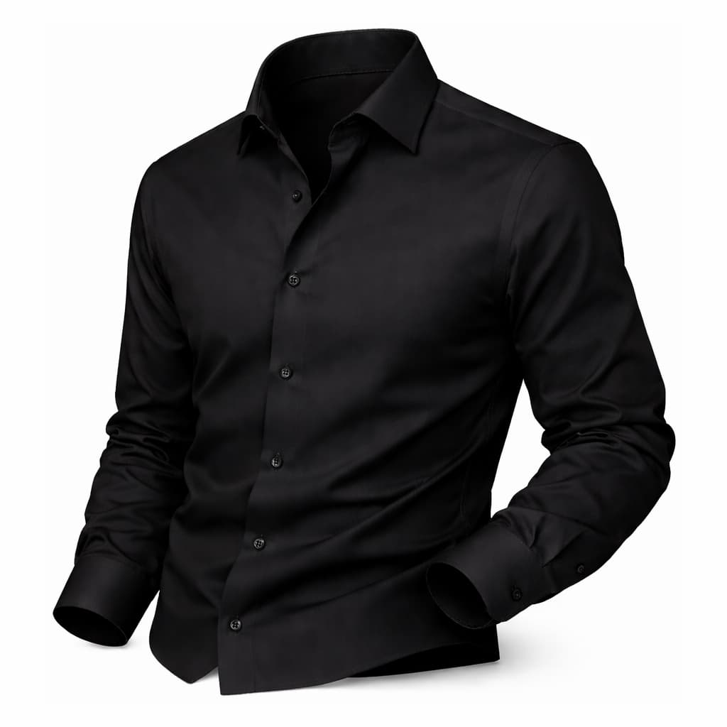Camisa Social Masculina Manga Longa Slim Fit Premium Camisa Para o Natal Com Elastano