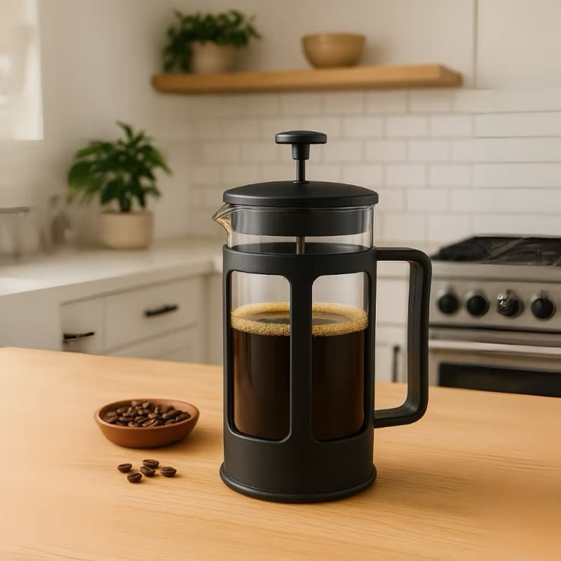 Cafeteira Prensa Francesa 300 ml | Café Expresso | Leite Cremoso  | Chá Natural
