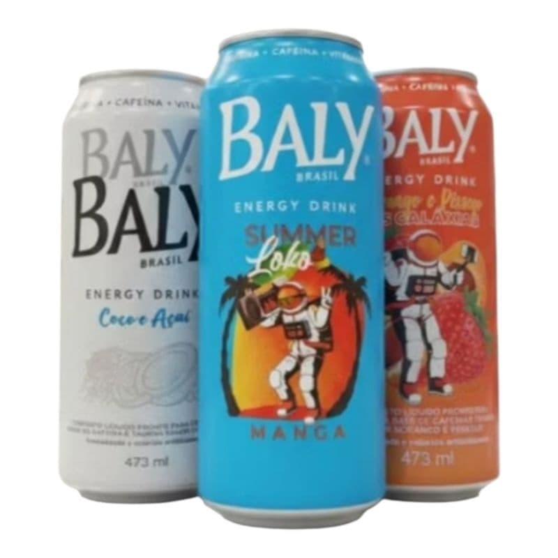Energético Baly Kit Das Galáxias de 3x473ml