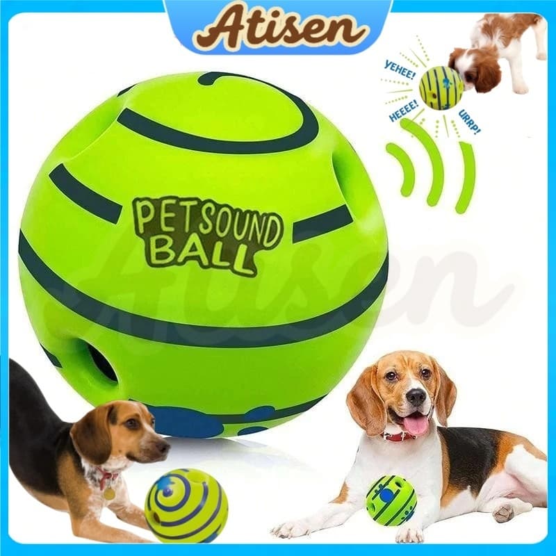 Bola de brinquedo com som para animais de estimação - Não requer energia elétrica Para Cães Pequenos