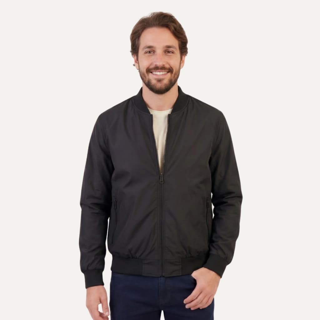 Casaco Impermeável Masculino Corta Vento Forrado Pelinho Frio Inverno Jaqueta Bolso Forrada Premium