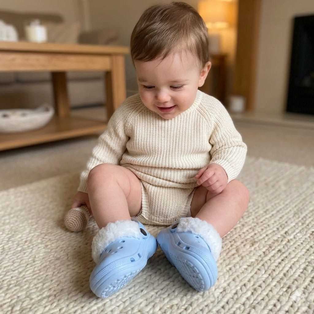 Calçados infantil emborrachado antiderrapante para frio inverno leve macio confortavel facil  calçar