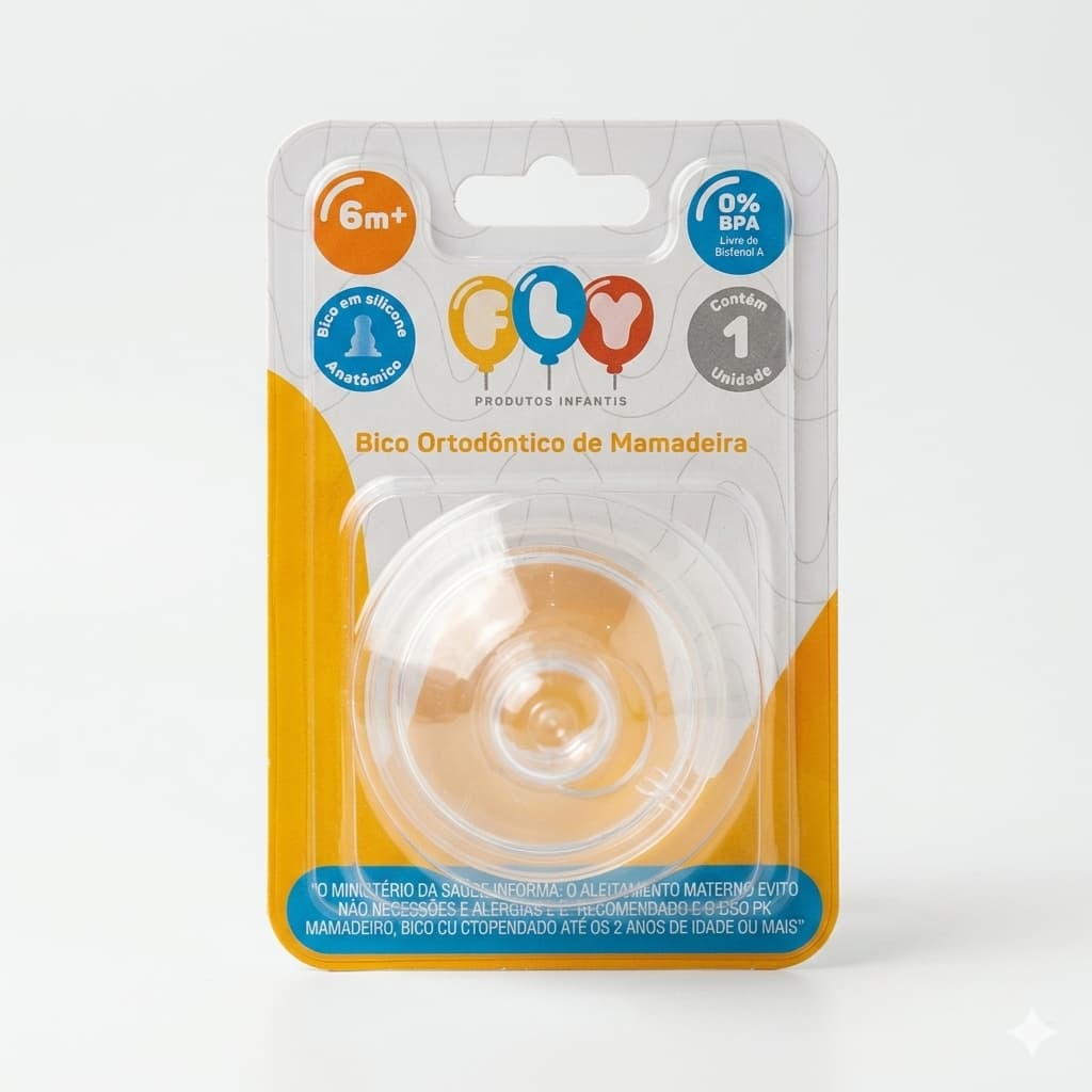 Bico de Mamadeira Silicone | Mamita | Ref. 354 | Conforto e Segurança para Seu Bebê!