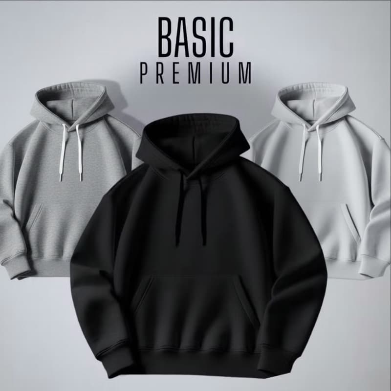 Moletom Liso Premium Básico Blusa De Frio Casaco Flanelado Masculino Feminino Canguru Capuz