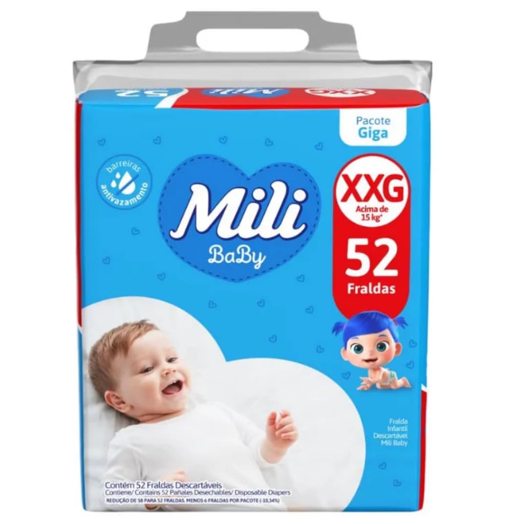 Fralda Mili Baby - Giga XXG