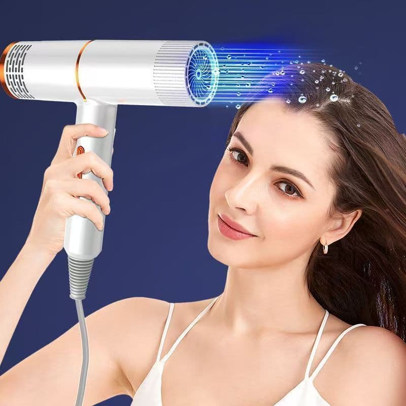 Secador De Cabelo Profissional Íon Negativo Alta Potência Secagem Rápida Anti Frizz Portátil