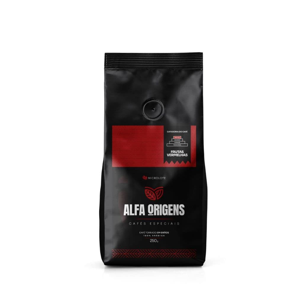 250g Café Alfa Origens Frutas Vermelhas em Grãos Especial - 86pts Microlote