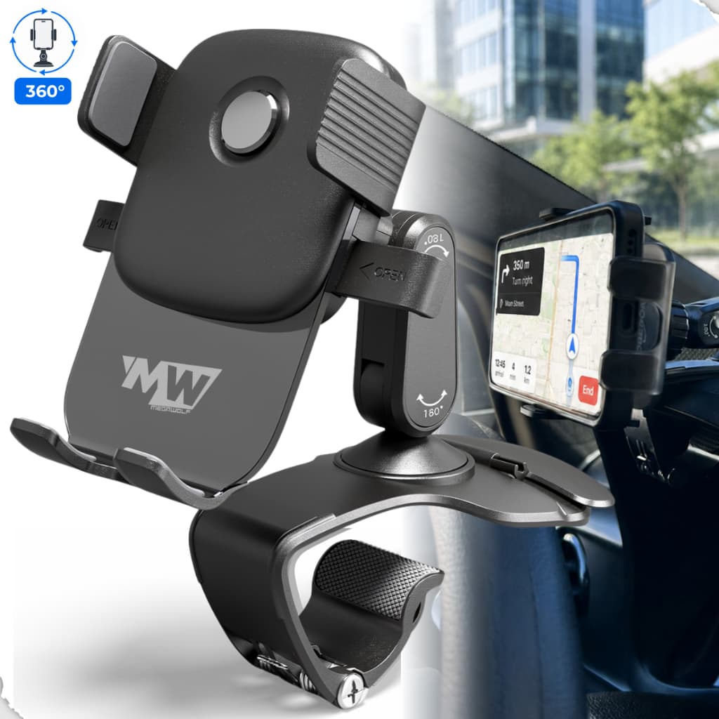 Suporte celular carro para celular GPS  360º  Universal de Painel automotivo Ajustavel viagens