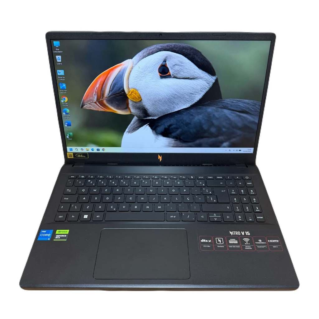 Notebook Acer Gamer I5 Rtx 3050 16gb Ddr5 M.2 512gb Vitrine