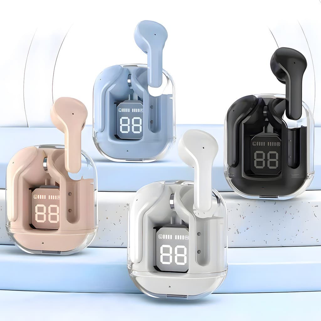 Mini Earbuds Sem Fio LED Power Display Digital TWS Fone De Ouvido Estéreo Compatível Com Bluetooth 5.3 Para iPone Xiaomi