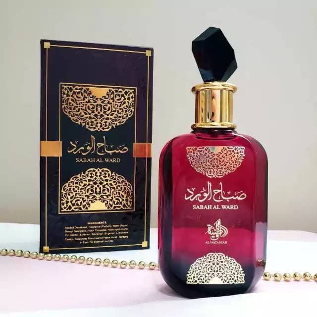 Perfume Sabah Al Ward Al Wataniah Feminino 50ml Original Importado Perfume Árabe Luxo Alta Fixação