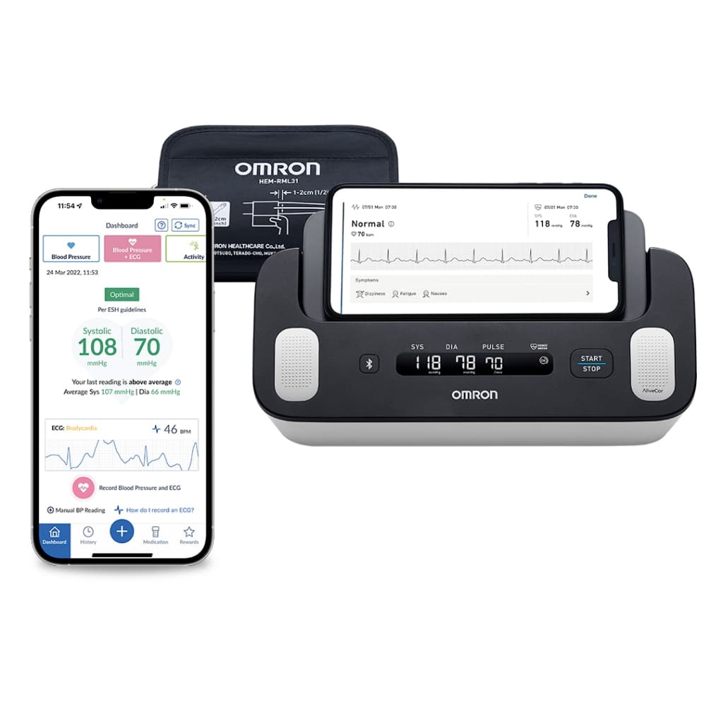 Aparelho Pressão Arterial com Eletrocardiograma Hem-7530 Omron Digital