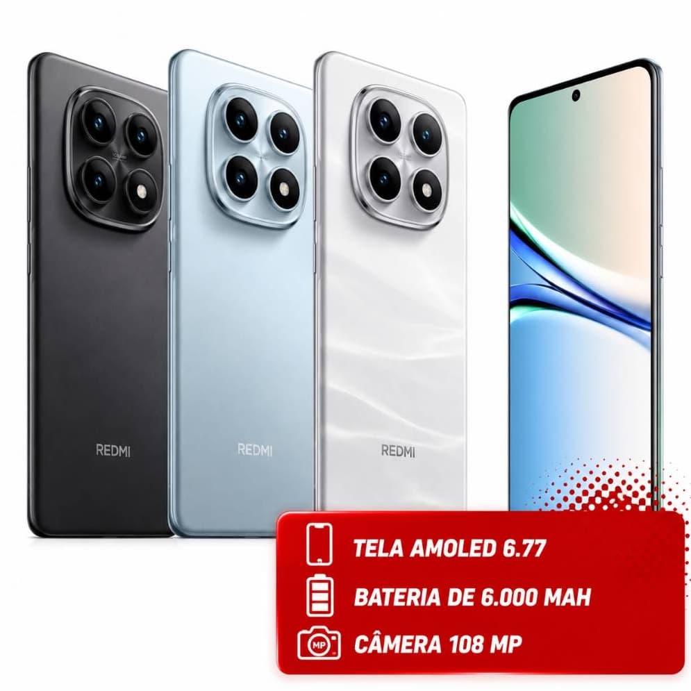 CELULAR XIAOMI REDMI NOTE 15 5G - 256gb 8gb RAM / 6GB Ram 128GB - LACRADO - 1 ANO DE GARANTIA - ENTREGA RAPIDA ORIGINAL