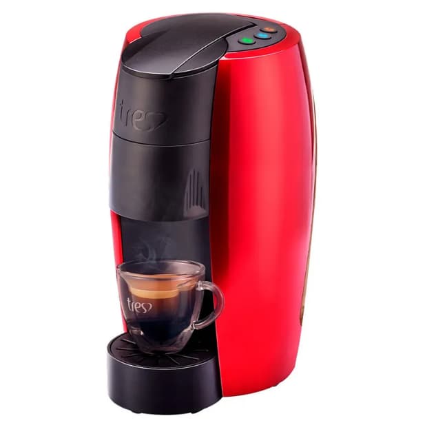 Cafeteira Expresso Lov Vermelha Tres G1 Premium 127v 1250W