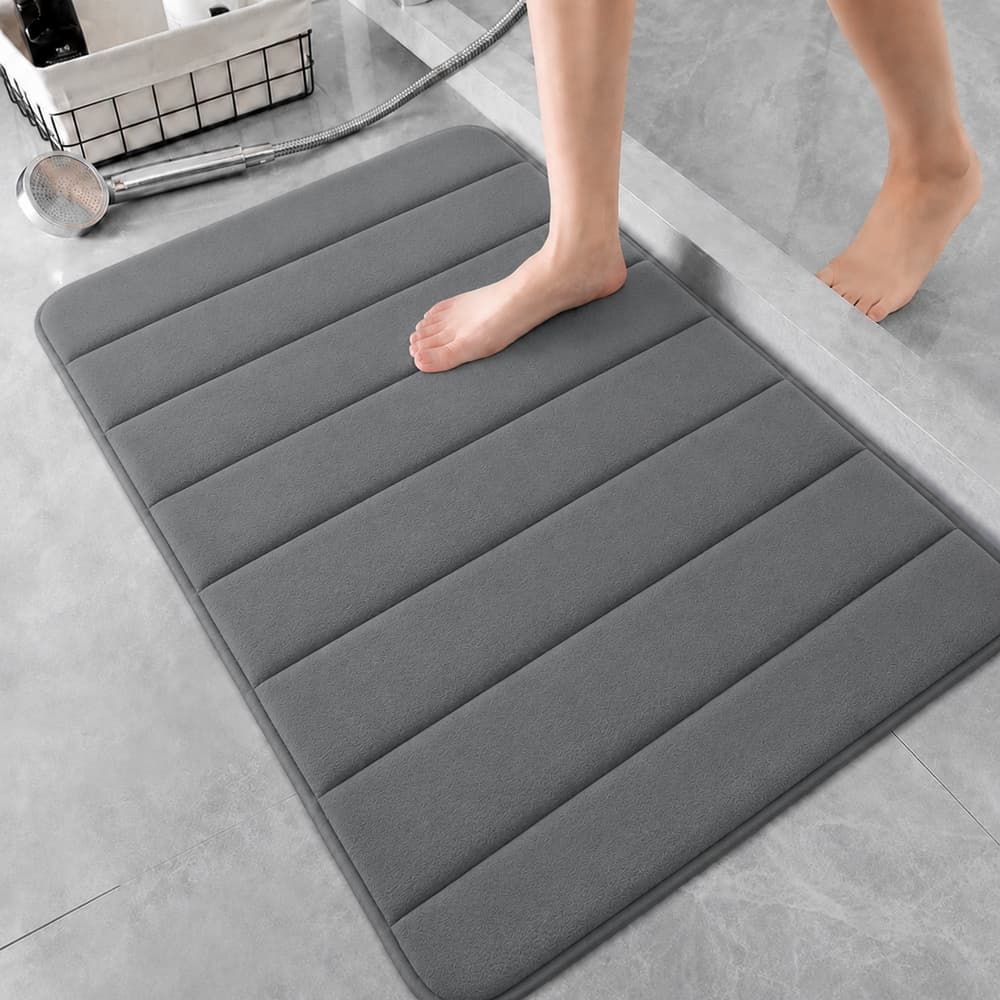 Tapete De Banheiro Super Absorvente Antiderrapante Macio Soft Para Banheiro Quarto Sala Decoração Doméstica Várias Cores