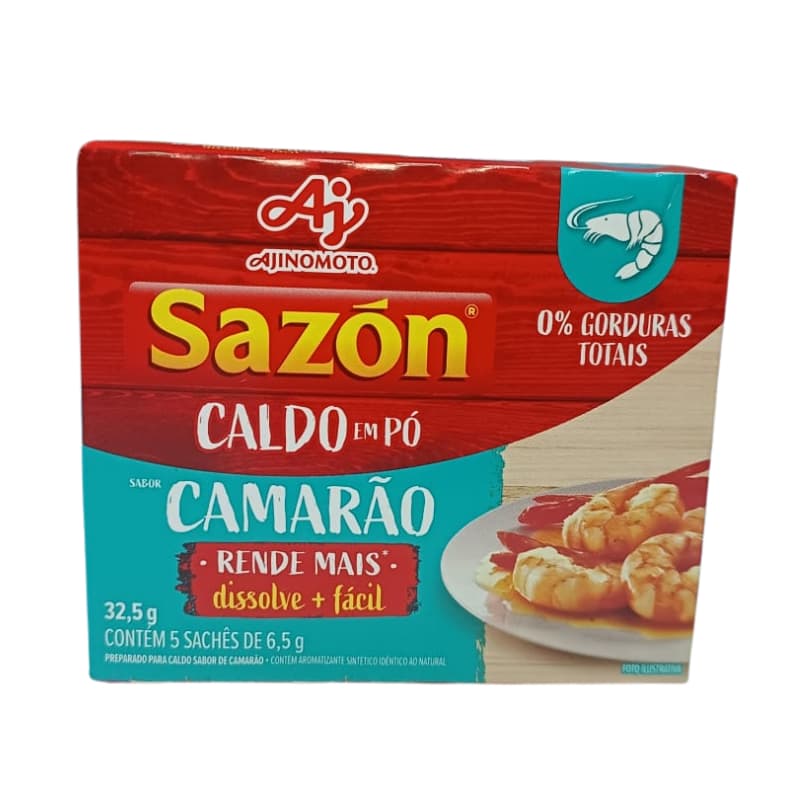 Sazon de camarão temperos e condimentos 32,5g