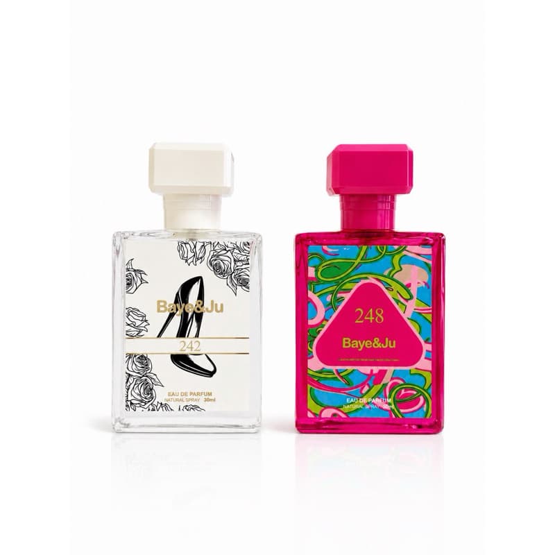 KIT 2 PERFUMES IMPORTADOS 242 + 248 30ML ALTA FIXAÇÃO FEMININO