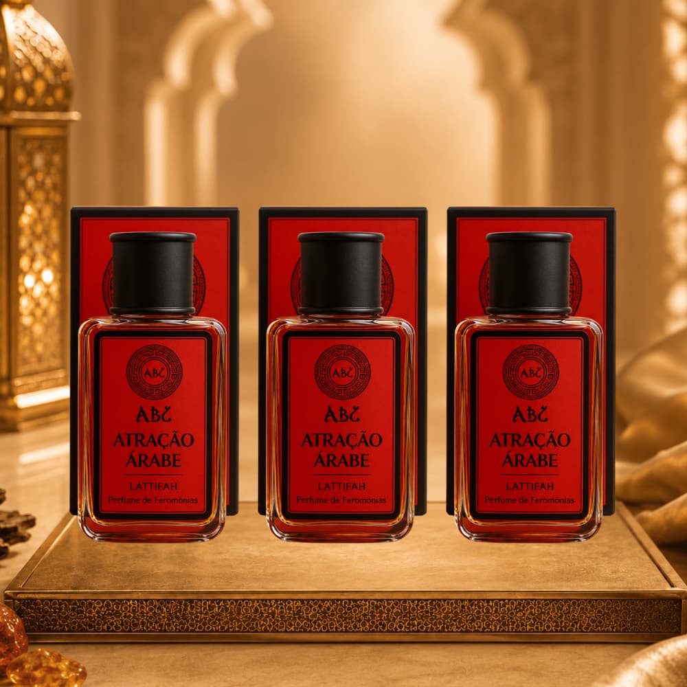 Kit 3 Perfumes  Árabes 100ml Importado Unissex Fixação Prolongada Aroma Sofisticado Marcante