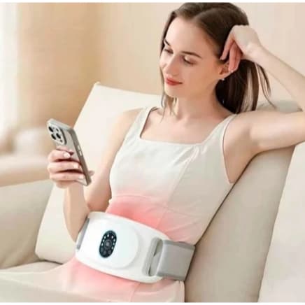 Cinto Elétrico Massageador Muscular Tonificador Profissional Vibração Recarregável