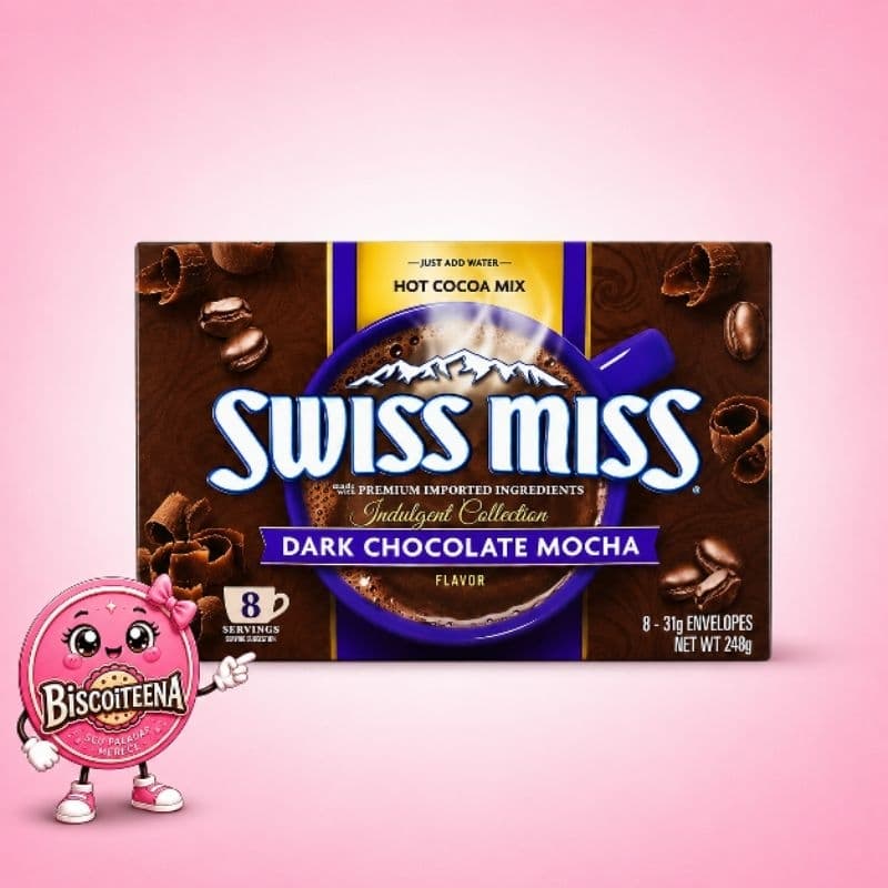Chocolate Quente Swiss Miss Dark Chocolate Mocha 248g - importado do Estados Unidos
