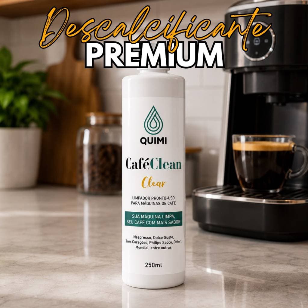 Descalcificante Limpa Cafeteira Expresso Maquina Nespresso Dolce Gusto 3 Corações Café Dentro Limpeza Eficaz