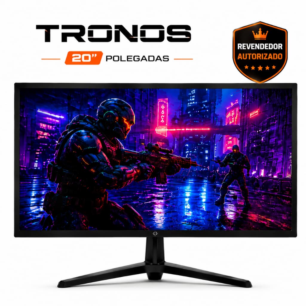 MONITOR 20 POLEGADAS TRONOS 75HZ 1600X900 TN WIDESCREEN PARA PC GAMER HOME OFFICE ORIGINAL DIRETO DA FÁBRICA