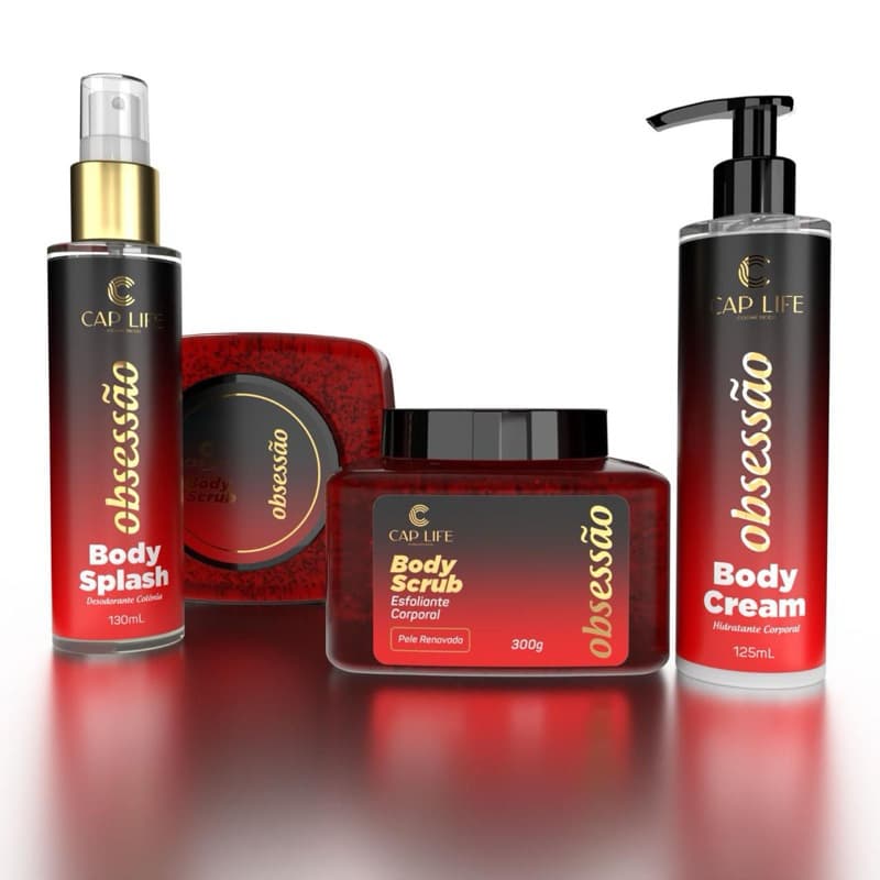 kit Inspiração Obsessão, Body Splash e body Cream hidratante Corporal Fogo Ella Bella perfeito o cheiro